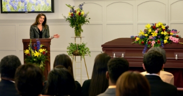 This selection includes a funeral ceremony at our chapel or another facility with a public viewing the day before, followed by cremation.