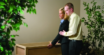 This selection includes a private family viewing in our facility prior to cremation.