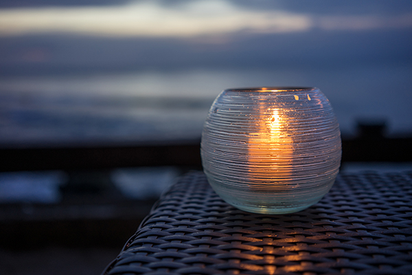Evening Beach Candle